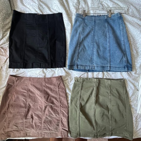 Free People 'Modern Femme Design' Skirt (4 Available) - Picture 1 of 2